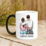 Regalo personalizzato - tazza magica termosensibile con nome personalizzato - realizzata da Love & Faith