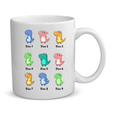 Tazza personalizzata Papasaurus per genitori - caffè tè con stampa sublimazione – Motiv 3