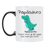 Tazza personalizzata Papasaurus per genitori - caffè tè con stampa sublimazione – Motiv 8