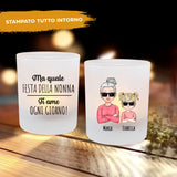 Per mamma - Portacandela personalizzato per mamma, nonna, nonno e papà