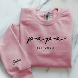 rosa Pullover personalisierbar - gefertigt von Love & Faith