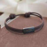 Legami – Bracciale personalizzato con iniziali e simbolo incisi