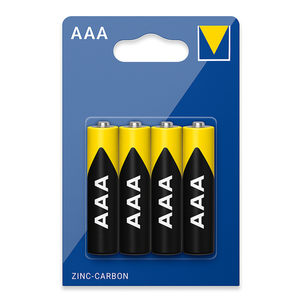 Set da 4 batterie AAA