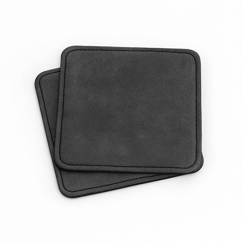 2 Sottobicchieri in camoscio