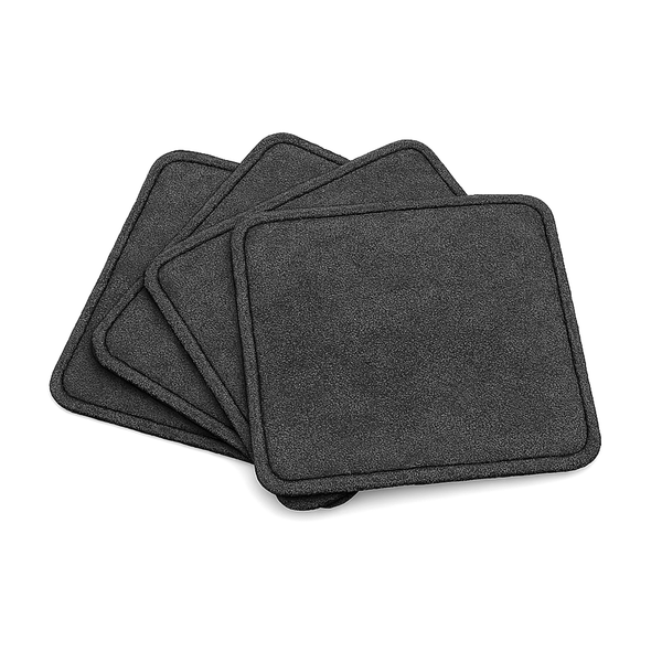 4 Sottobicchieri in camoscio